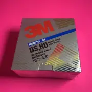Vintage Imation HD IBM Rainbow Diskettes New Sealed Box DS HD, 10 pack
