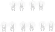 Kisangel Sets Holiday Candle Holder Clamps Suction Cups Secure Led Tea Lights for Win Pcs