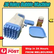 36Hole Bubble Bazooka Automatic Gun Soap Water Bubble Machine Outdoor Party SYD