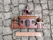 CROWN TO THE CLOCK Becker , Lenzkirch ... 10.4 in (26,5 cm) No.13
