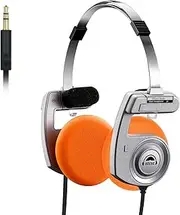 OKCSC Retro 3 Open Back Headphones,3.5MM Wired Over-Ear Headsets, All-Day Playtime/Built-in Mic/Ultra Lightweight Retro Headsts for Travel,Commute,Sports,HiFi Sound,4.9 FT/3.5MM No Mic/Sliver