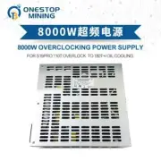 8000W Overclocking Power Supply APW12 Immersion oil cooling Antminer S19pro 150T