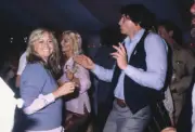 Susan George with superman Christopher Reeve at an event London 1980 Old Photo 1