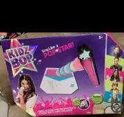 SING LIKE A POP STAR KIDZ BOP MICROPHONE/STAND/MP3 SPEAKER SUPER FUN!