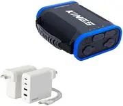 Kings 100W USB Charger USB C and USB A + 24Ah Lithium Portable Power Pack