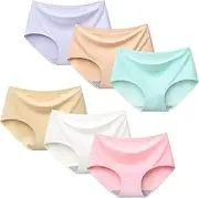 [Charmi] Teenage Girls Seamless Underwear Invisible Underwear Pack of 6
