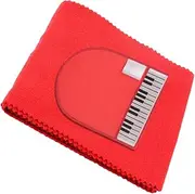 Kisangel 1Set Piano Keyboard Cover Key Dust Cloth with Gloves Durable Microfiber Protector for Your Music Instruments present for Piano Players