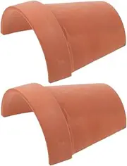 YARNOW 2pcs Scene Layout Prop Heat Lamp for Tortoise Reptile Rock Hide Cave Enclosure Outdoor Tortoise House Turtle Tank Turtle Hide Hideout Reptile Hideout Cave Basking Terrariums Clay