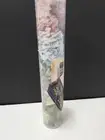 1 Roll Vintage Vinyl Wallcovering Wallpaper Pre-Pasted Blue Floral Border