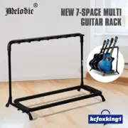 Melodic 7 Guitars Stand Rack Metal Guitar Display Storage Universal Holder Black