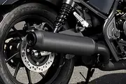 Beams Power Header S Government Certified Matte Black Version Slip On Reble 250 8BK-MC49 G1016-24-001