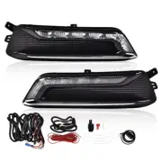 Fit For 14-20 Chevrolet Impala LED DRL Fog Lights Day Running Lamp Wiring Kit (for: Chevrolet)