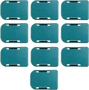 Aswalling 10Pcs Battery Storage Rack Battery Holder Case for 18V Fixing Devices(Blue)