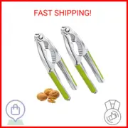 2 Pack Walnut Cracker Tools, Windspeed Heavy Duty Nut Crackers for Walnuts Pista