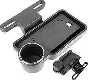 Car Headrest Backseat Cup Holder,Foldable Car Back Seat Snack Table | Portable Travel Eating Desk, Cell Phone Mount, Interior Accessories for Rear Passenger