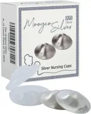 the Original Silver Nursing Cups - Nipple Shields for Nursing Newborn - Newborn