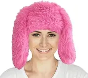 [CENZICOM] Plush Bunny Beanie Hat with Long Ears, Winter Hat for Women