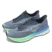 Mizuno Wave Skyrise 6 Blue Green Men Road Running Jogging Shoes J1GC2509-01