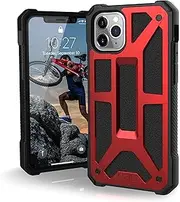 UAG Designed for iPhone 11 Pro [5.8-inch Screen] Monarch Feather-Light Rugged [Crimson] Military Drop Tested iPhone Case