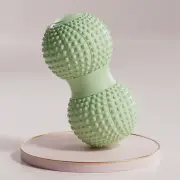 Green 2pcs Fascia Ball Foot Arch Massager Peanut Ball for Muscle Relaxation, Dee