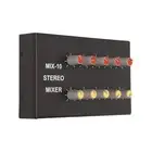 Stereo Mixer 2 Input 10 Output 3.5Mm Interface Digital Sound Mixing Console BUU