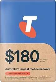 TELSTRA PREPAID $180 SIM KIT