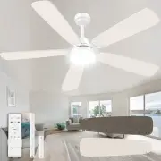 Ceiling Fans with Lights and Remote, 52 Inch Modern Ceiling Fan with Light, D...