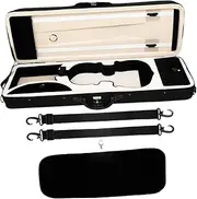 JunZheHub 4/4 Violin Hard Case Violin Storage Box Carrying Bag