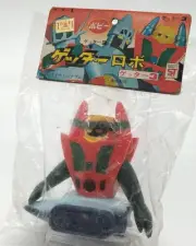 Popy Getter Robo Getter 3 Sofuvi Soft Vinyl Vintage Doll Figure Japan Retro Toy