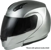 GMAX G104197 MD-04 MODULAR HELMET METALLIC SILVER XL