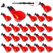 24Pack Chicken Waterer Cups,Poultry Water Cups,Automatic Poultry Waterer for ...