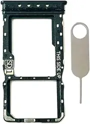 Single Sim Card Tray Slot Holder Micro SD Card Replacement for Motorola Moto G 5G 2023 XT2313(Ink Blue)