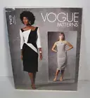 Vogue 1673 Lined Dress w/ Fitted Bodice & Contrast Styles Misses' 6-14 Pattern