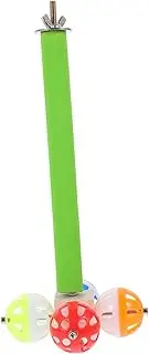 GREENADSCAPE Parrot Bird Perch Stand Rotatable Bird Perch Wood Birds Stand Branch Parrot Perch Stand Bird Perching Platform Bird Beak Grinding Stick Parrot Standing Stick Bird Playstand