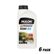 6 x Nulon 10W-30 Scooter and Motorcycle Engine Oil 1L SC10W30-1 API SL JASO MA2