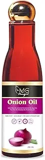 MGmeowgirl Onion Hair Oil - Complete Hair Treatment - Anti Dandruff, Anti Hair Fall, Damage Repair, Split Ends, Hair Shine - with Amla Oil & Bhringraj Oil - 200mL