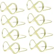 20pcs Bow Shape Table Number Holders Elegant Memo Stand Clamp for Desktop Cards Place Cards Menu Clips for Weddings Events and Office Use