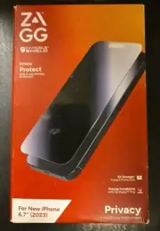 ZAGG Invisible Shield Privacy Screen Protector for Apple iPhone 15 Plus 6.7"