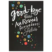 Space Themed Adorable Farewell Leaving Card