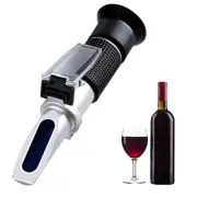 Optical Hydrometer Optical Brix Refractometer for Wine Making, Dual Scale - Brix