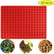 Mini Round Silicone Mold Candy Chocolate Drops Pet Treats Baking pad Ice tray