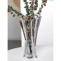 在飛比找蝦皮購物優惠-【花瓶】BOHEMIA星星歐式水晶玻璃花瓶 透明花瓶花器桌上