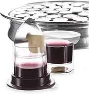 Simply Communion Pre-filled Communion Cups - Tray & Seatback Pew Compatible Cups and Wafer - Concord Juice and Bread - Box of 25 - EASY Open Made in the USA