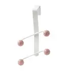 Hanging Rack High Stability Removable 8 Hooks Over Door Coat Rack Multicolor