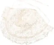 [BESTYASH] Lace Bonnet for Toddlers Baby Girl Sun Hat Adjustable and Lightweight Stylish Summer Accessory Beige