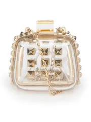 Gold Rockstud Acrylic Mini Bag