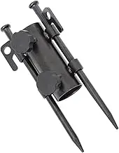 1Set Outdoor Pole Holder for Camping and Beach Umbrella Base Portable Canopy Anchor with Stakes Stable Support for Tents and Awnings
