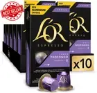 100 Nespresso Pods Lungo Profondo Intensity 8 Aluminium Coffee Capsules Pack