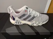 NEW IN BOX MEN'S ADIDAS CODECHAOS 22 SHOES, COLOR: GRAY/WHITE/NAVY, SIZE: 9