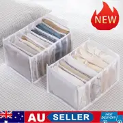 7Grids Jeans Clothes Storage Boxes Organizer Drawer Mesh Divider Wardrobe HOT HI